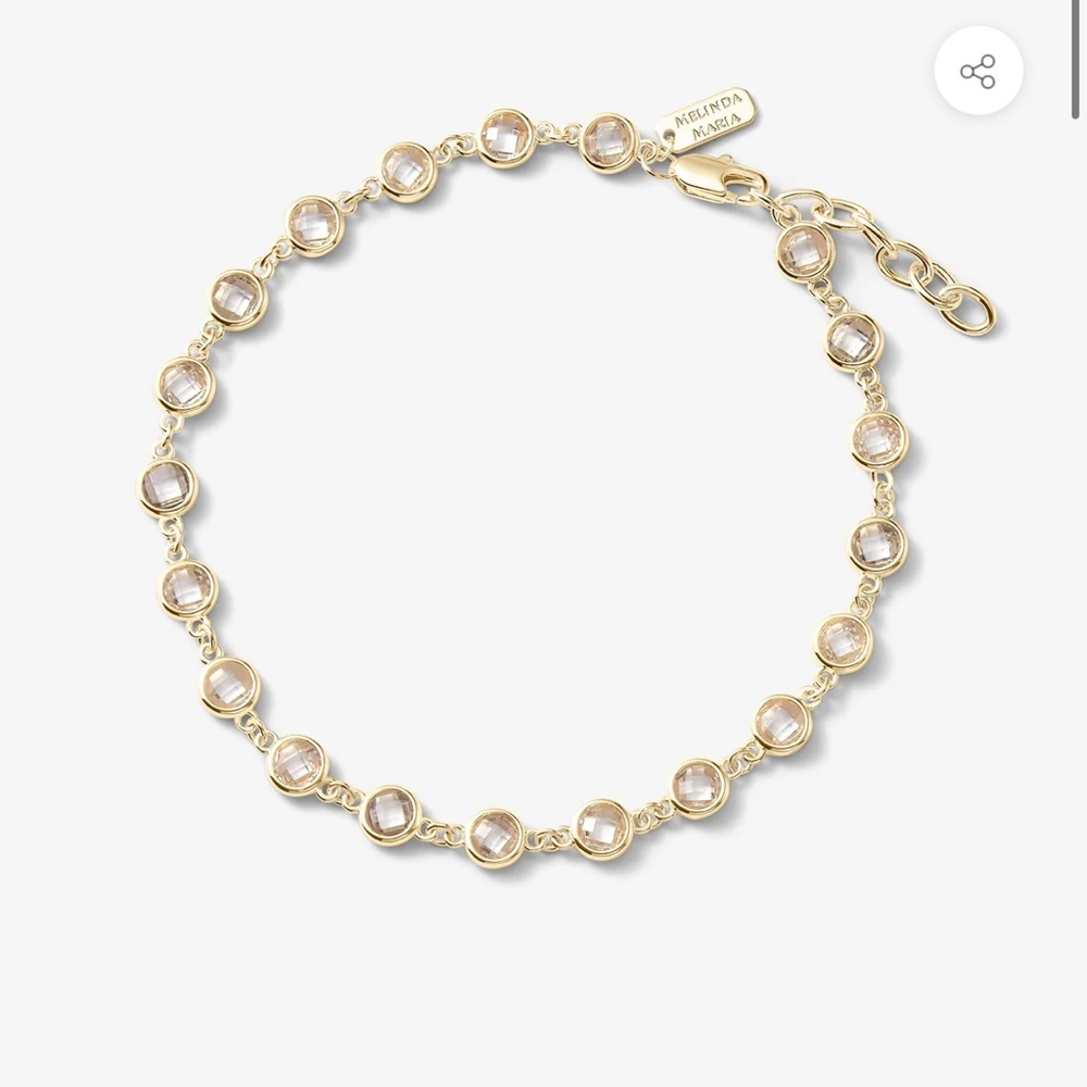 BRAND NEW Melinda Maria “She’s So Fire” anklet
